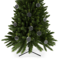 Santa Claws Holiday Glass Ornaments - Seasonal Decorations - Esmeralda Ecostore