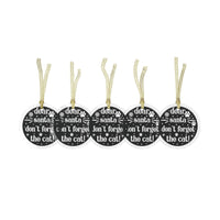 Santa Claws Holiday Glass Ornaments - Seasonal Decorations - Esmeralda Ecostore