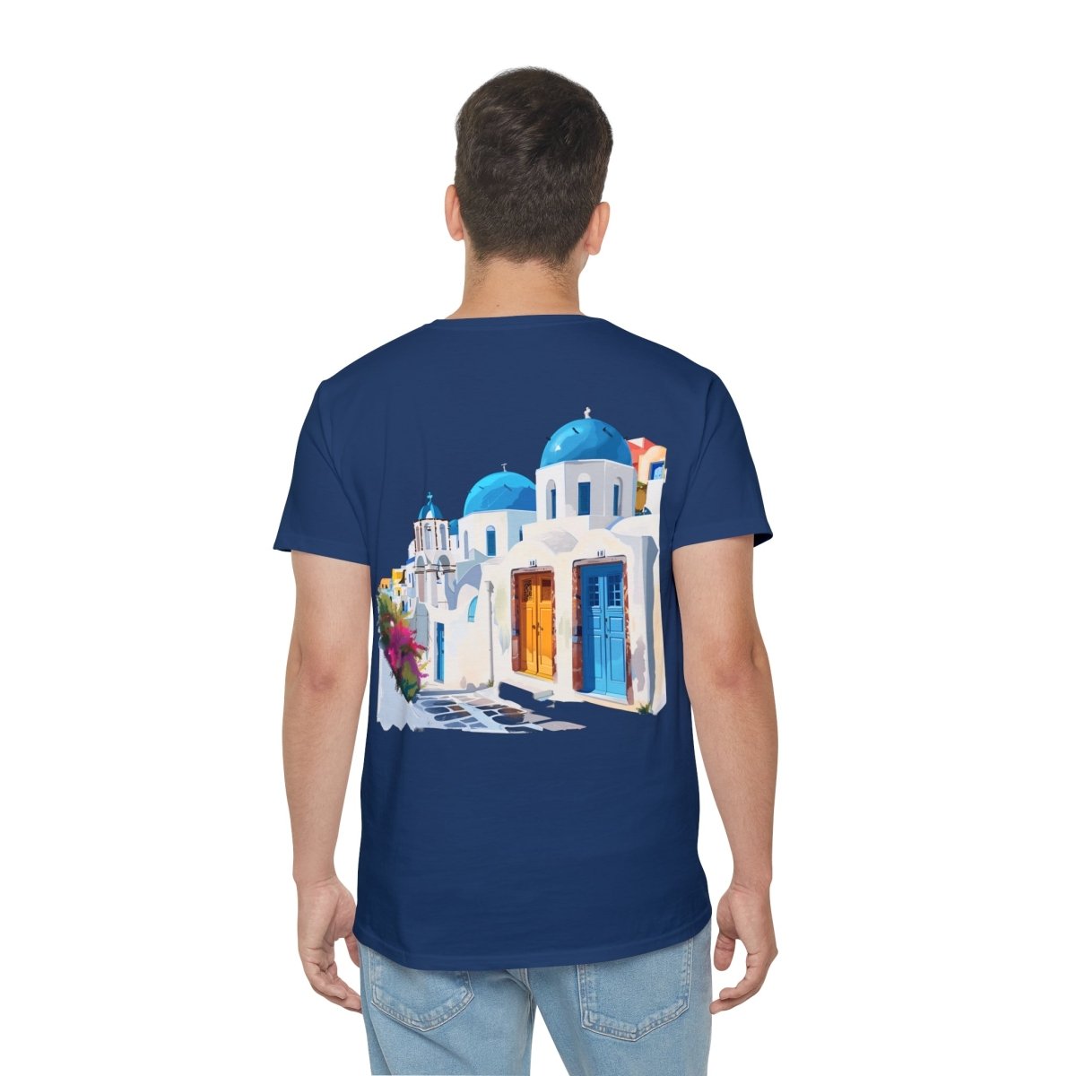 Santorini Blues Unisex Iconic T-Shirt