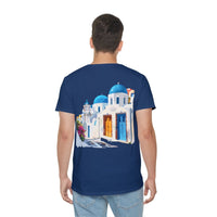 Santorini Blues Unisex Iconic T-Shirt