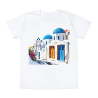 Santorini Blues Unisex Iconic T-Shirt