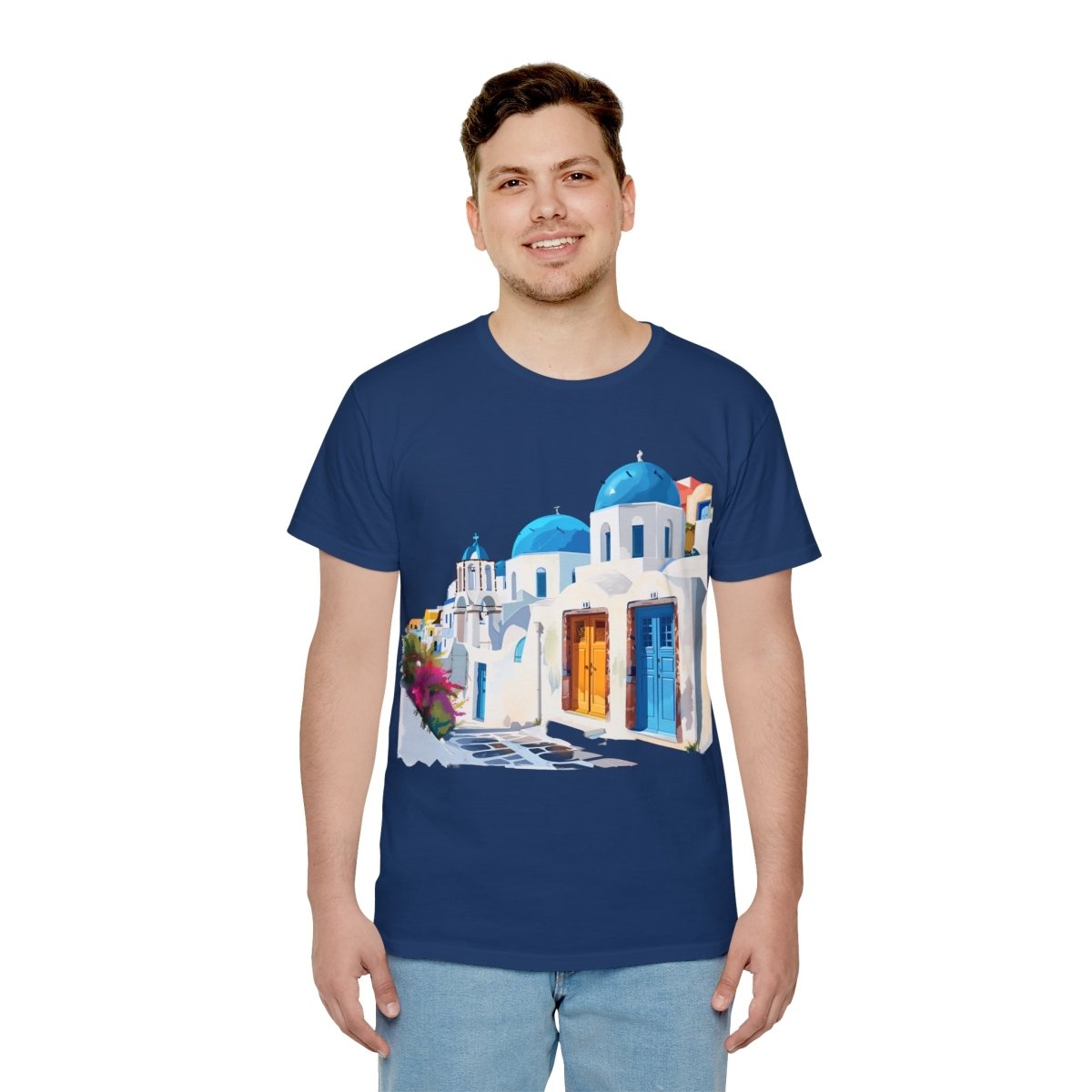 Santorini Blues Unisex Iconic T-Shirt