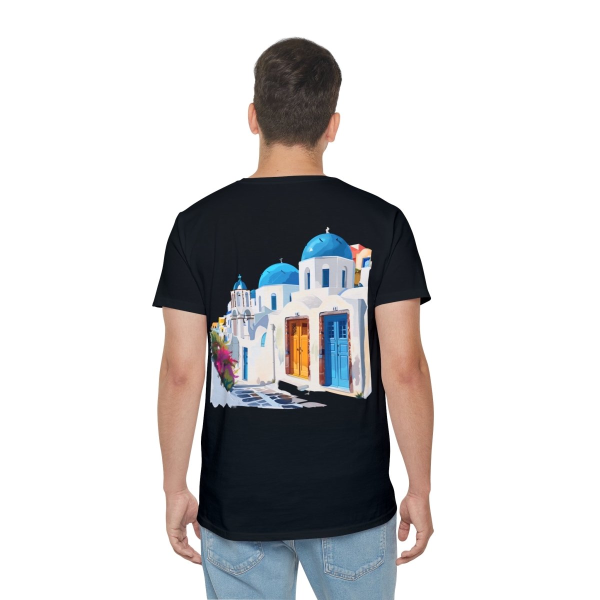 Santorini Blues Unisex Iconic T-Shirt