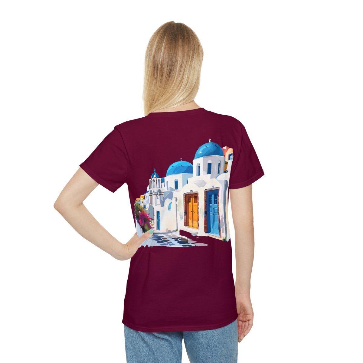 Santorini Blues Unisex Iconic T-Shirt