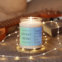 Sea Salt + Orchid Scented Soy Candle