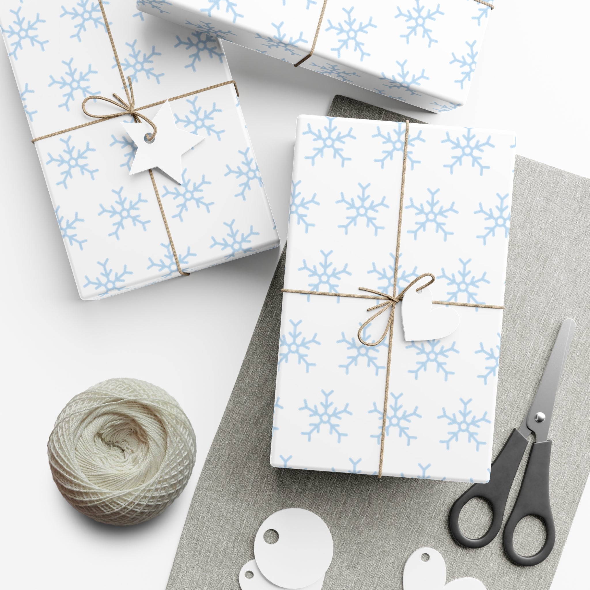 Snowflake Gift Wrap Papers