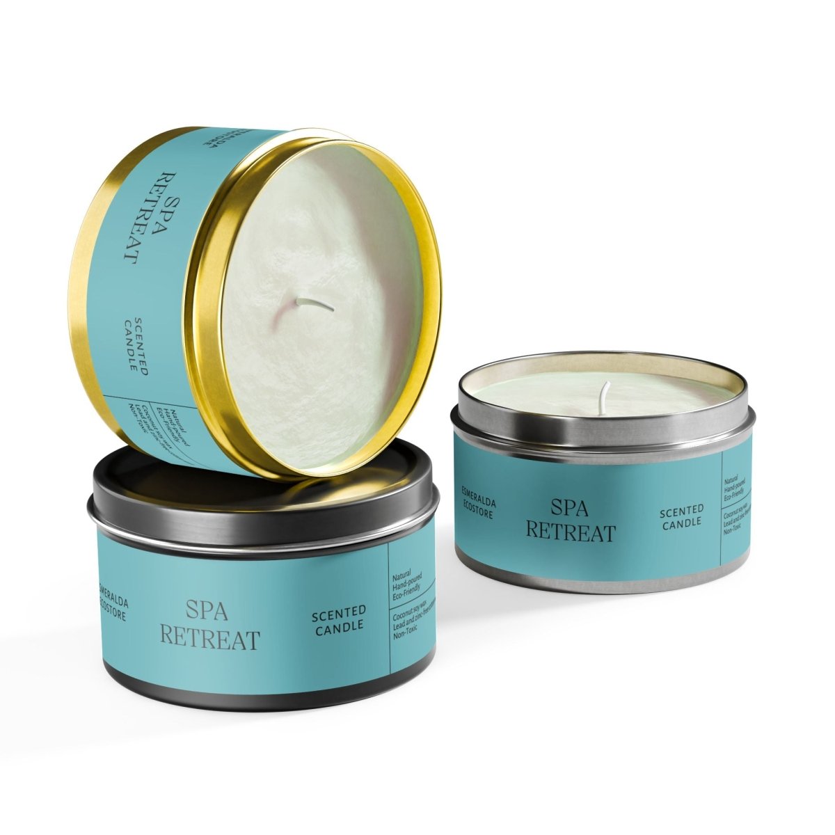 Spa Retreat Tin Candles