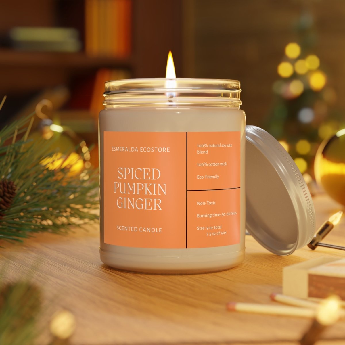 Spiced Pumpkin Ginger Scented Candles