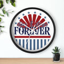 Stars & Strips Forever Wall Clock