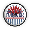 Stars & Strips Forever Wall Clock