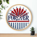 Stars & Strips Forever Wall Clock