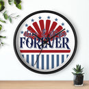 Stars & Strips Forever Wall Clock