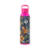 Printify stylish eco water bottle with vibrant floral design and pink cap for everyday hydration