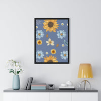 Summer Breeze Vertical Framed Poster