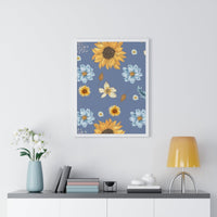 Summer Breeze Vertical Framed Poster