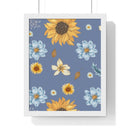 Summer Breeze Vertical Framed Poster