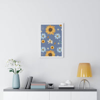 Summer Breeze Vertical Framed Poster