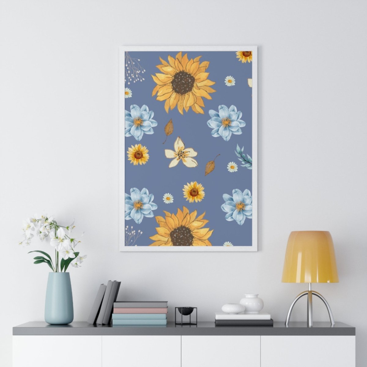 Summer Breeze Vertical Framed Poster