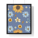 Summer Breeze Vertical Framed Poster