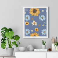 Summer Breeze Vertical Framed Poster