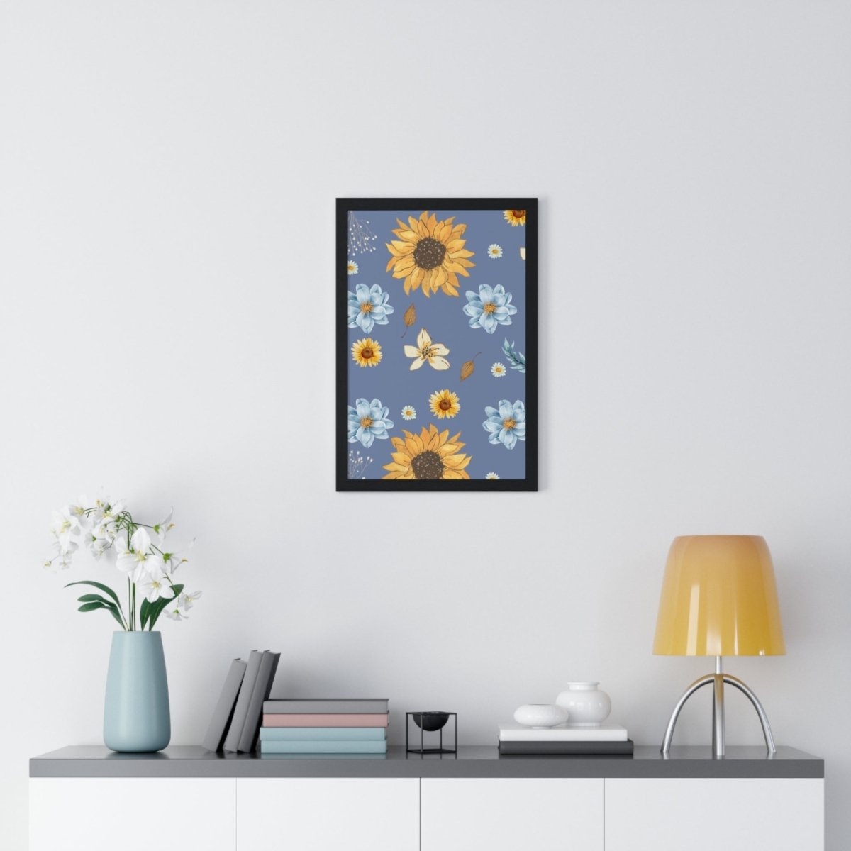 Summer Breeze Vertical Framed Poster