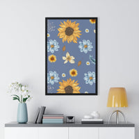 Summer Breeze Vertical Framed Poster