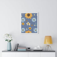 Summer Breeze Vertical Framed Poster