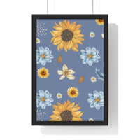 Summer Breeze Vertical Framed Poster