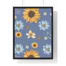 Summer Breeze Vertical Framed Poster