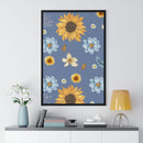 Summer Breeze Vertical Framed Poster