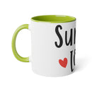 Summer Lovin' White Accent Mug