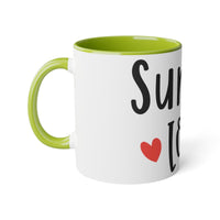 Summer Lovin' White Accent Mug