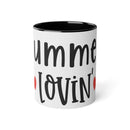 Summer Lovin' White Accent Mug