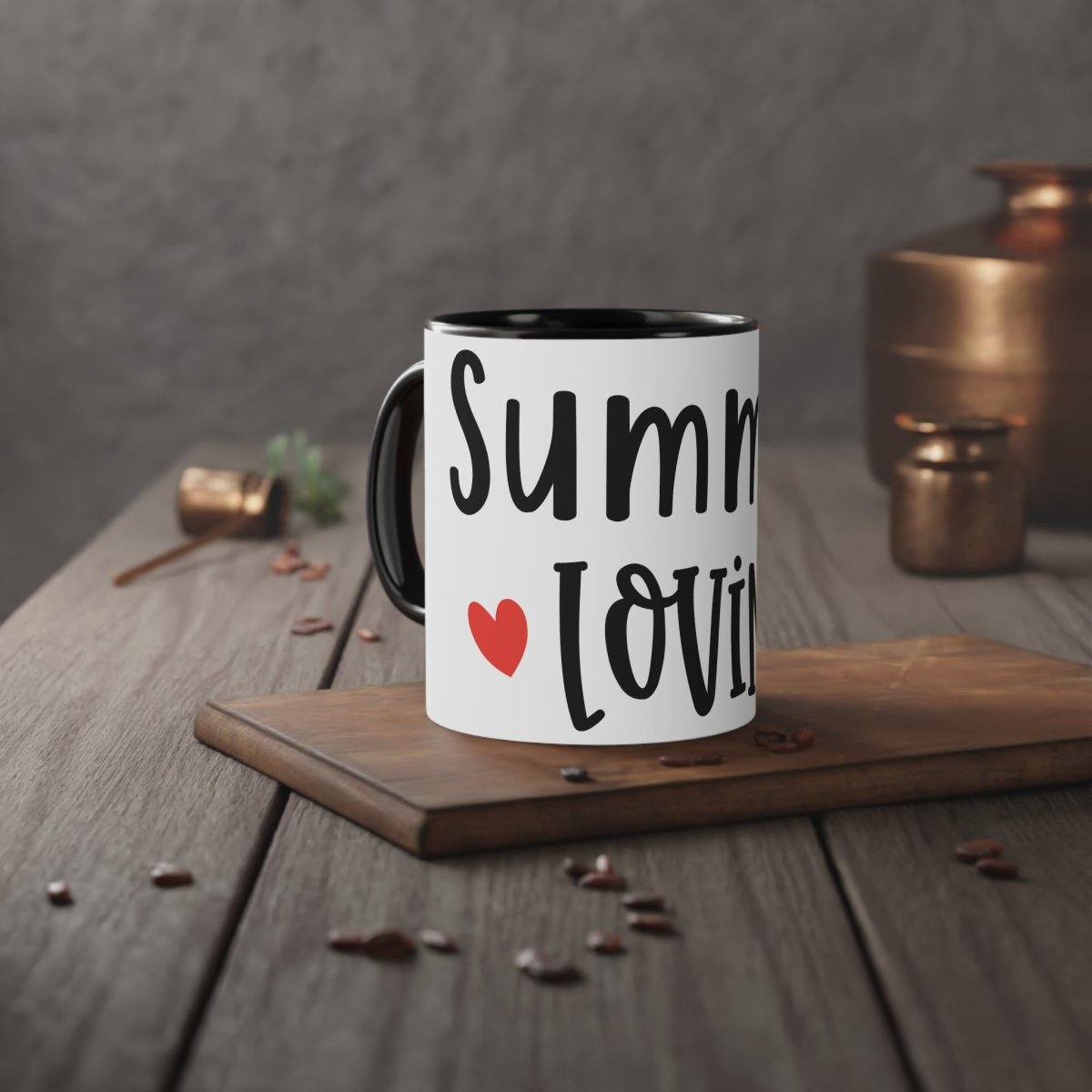 Summer Lovin' White Accent Mug