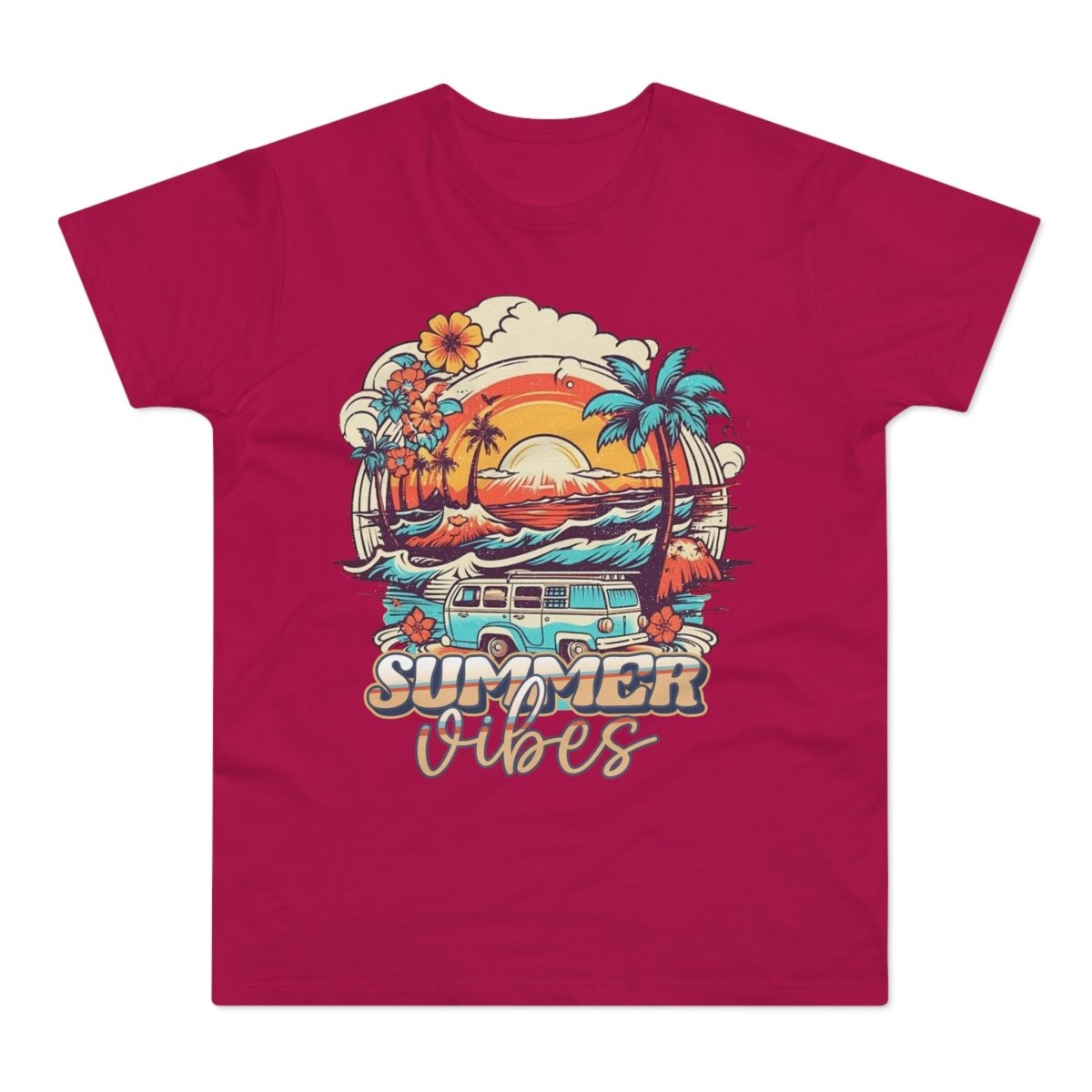 Summer Vibes Single Jersey Men's T-Shirt