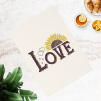 Sunflower Love Cotton Tea Towel