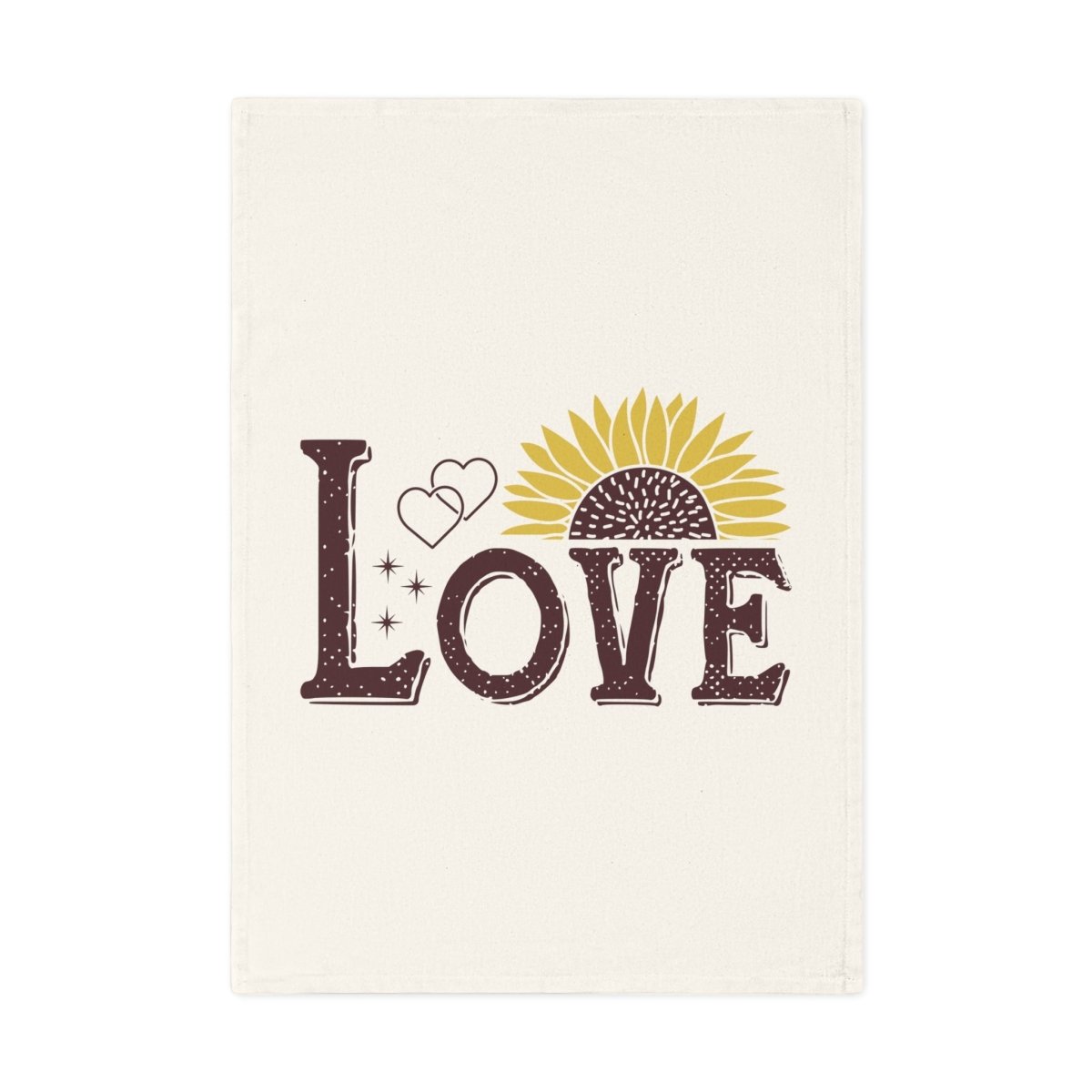 Sunflower Love Cotton Tea Towel