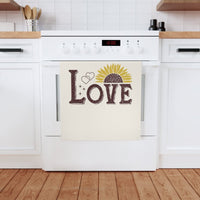 Sunflower Love Cotton Tea Towel