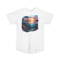 Sunken Glow Unisex Long Body Urban Tee