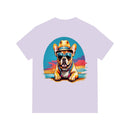 Sun's Out, Pups Out Men's Acid Washed Round Neck Tee