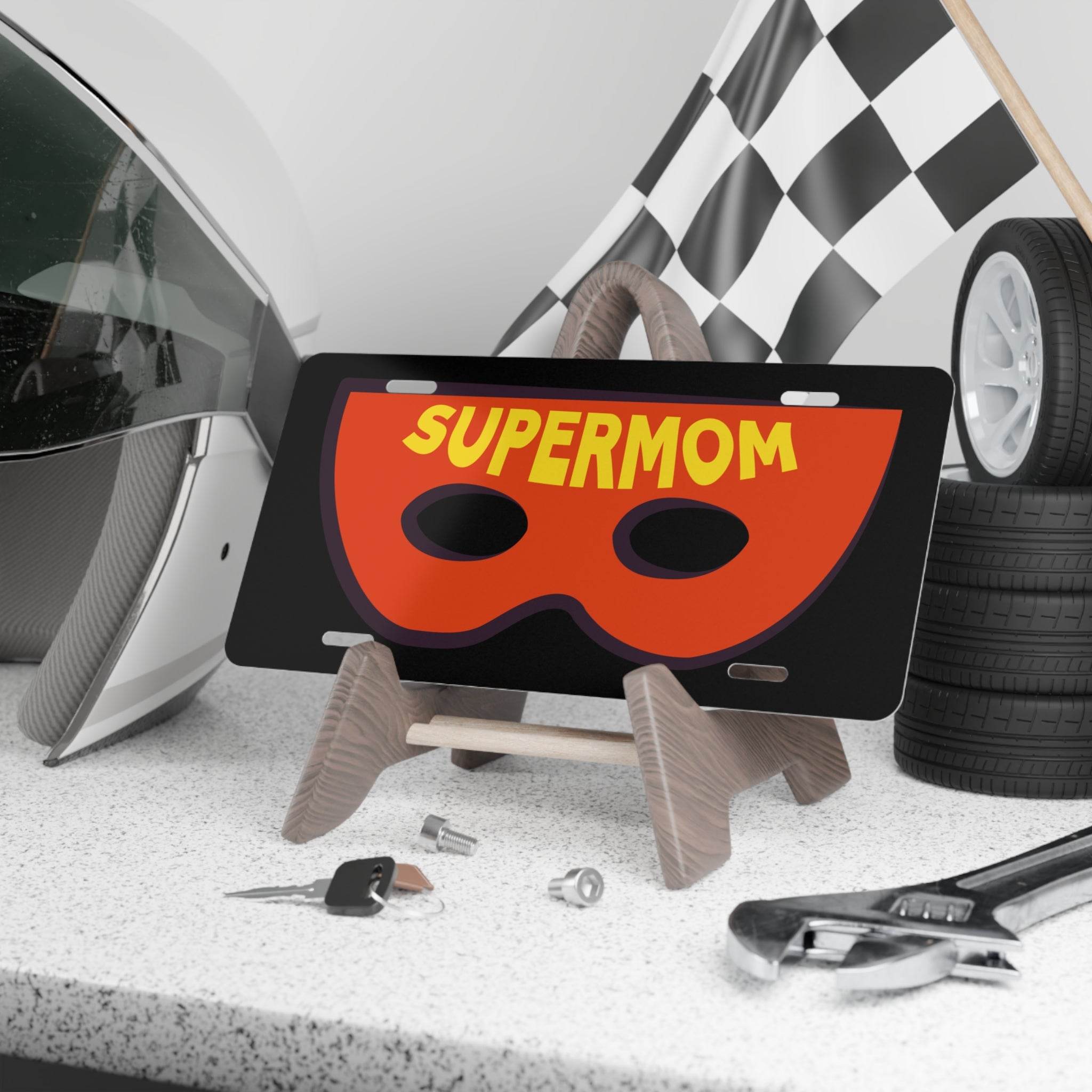 Supermom Vanity Plate