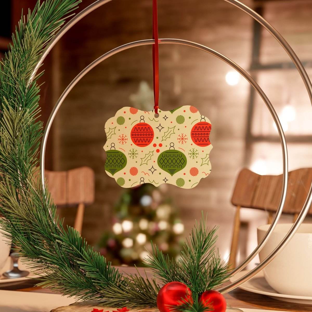 Retro Sustainable Aluminum Ornaments