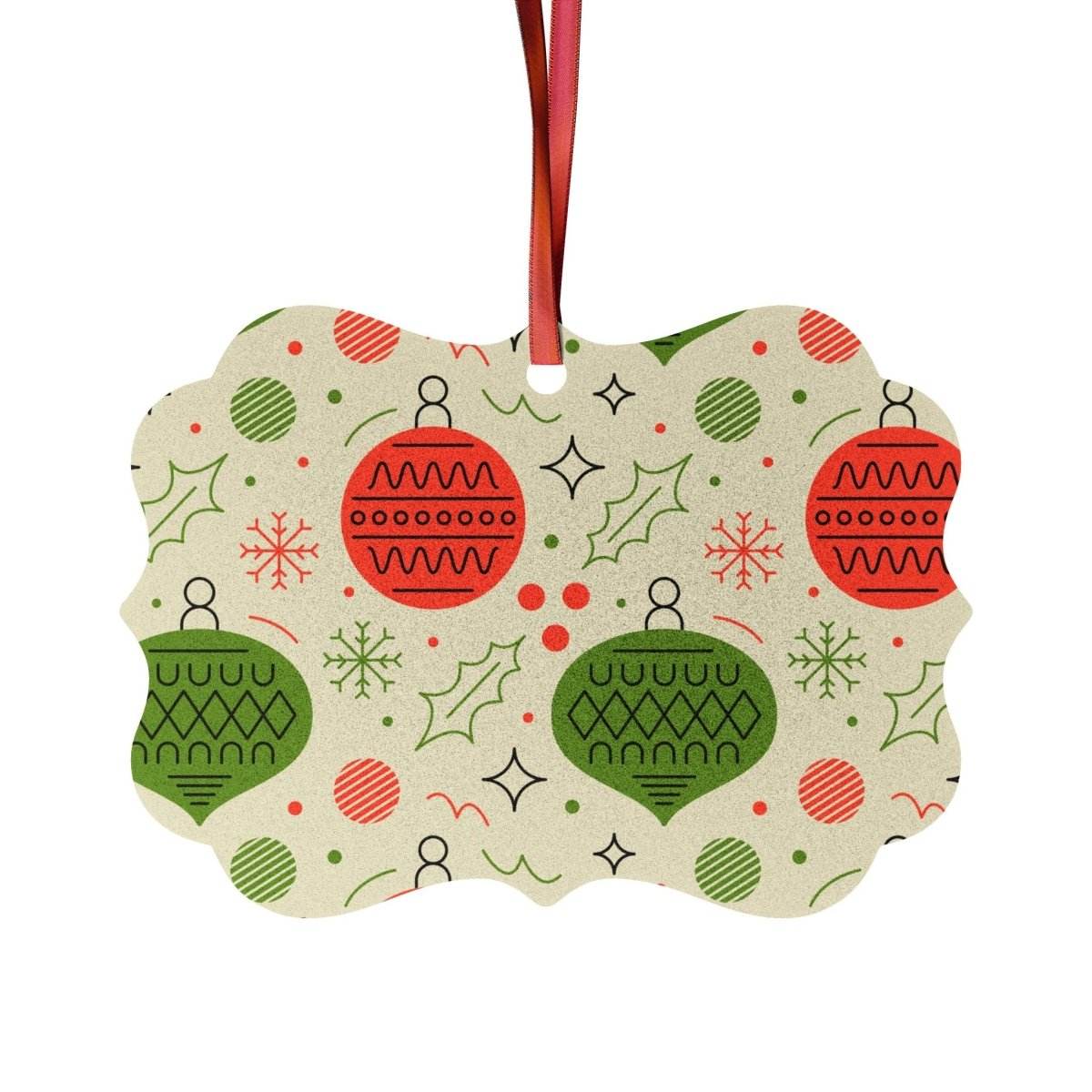 Retro Sustainable Aluminum Ornaments