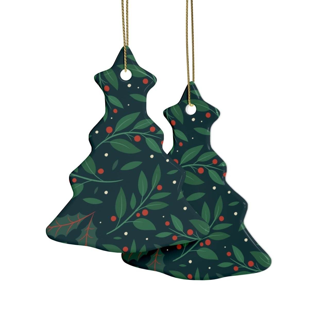 Merry Christmas Decorations Ceramic Ornaments