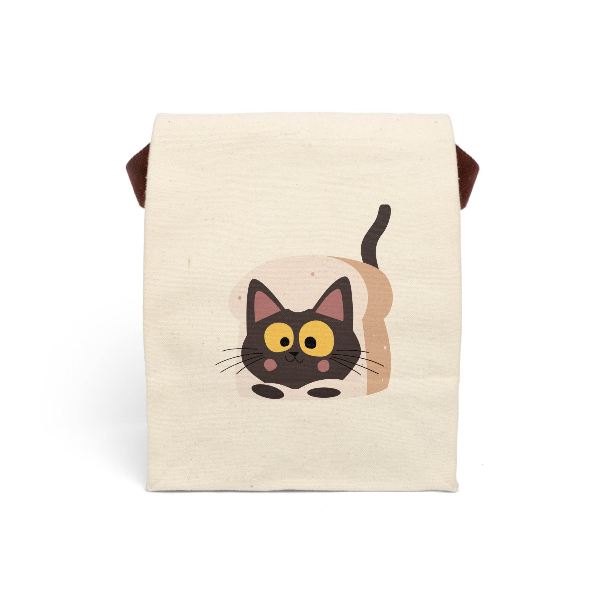 The Carb Cat Canvas Lunch Bag With Strap