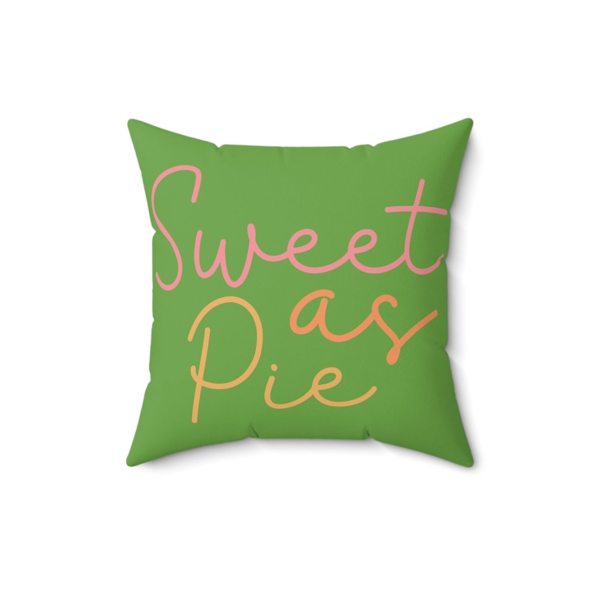 Sweet as Pie Faux Suede Square Pillow