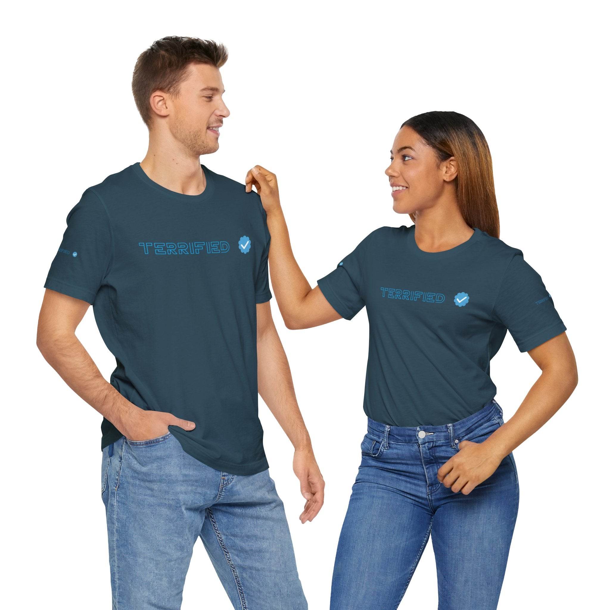 Terrified Unisex Jersey Short Sleeve Tee