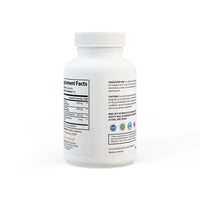 White bottle of Printify Thalassa Sea Moss Capsules supplement with label showing supplement facts and usage instructions