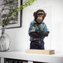 The Simian Sign with Wooden Stand