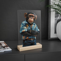 The Simian Sign with Wooden Stand